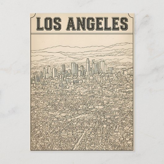 Los Angeles Briefkaart (Voorkant)