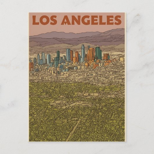 Los Angeles Briefkaart (Voorkant)