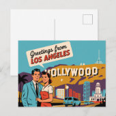 Los angeles briefkaart (Voorkant / Achterkant)
