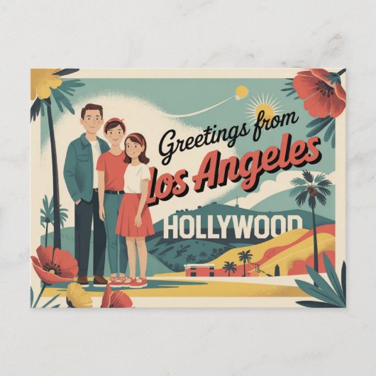 Los Angeles Briefkaart (Voorkant)