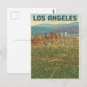 Los Angeles Briefkaart (Voorkant / Achterkant)