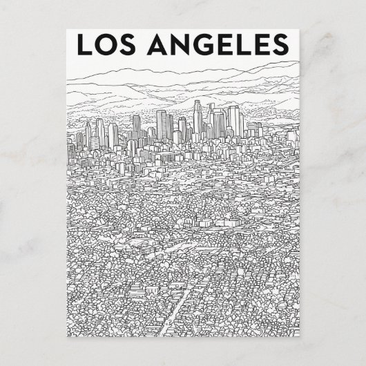 Los Angeles Briefkaart (Voorkant)