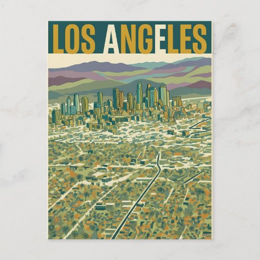 Los Angeles Briefkaart (Voorkant)