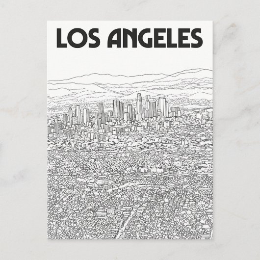 Los Angeles Briefkaart (Voorkant)