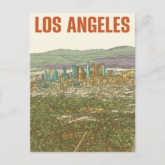 Los Angeles Briefkaart (Voorkant)
