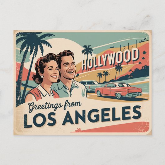 Los Angeles Briefkaart (Voorkant)
