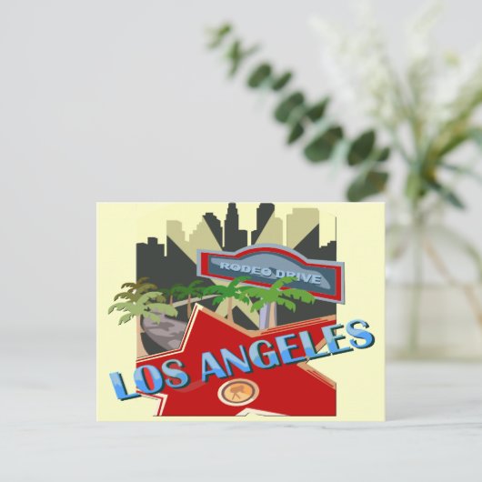 Los Angeles Briefkaart (Staand voorkant)