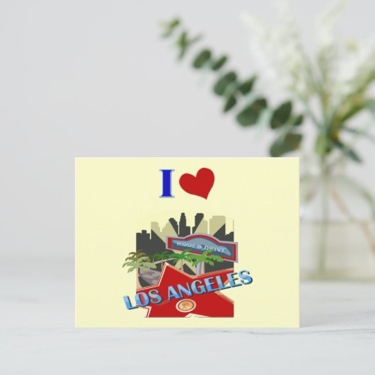 Los Angeles Briefkaart (Staand voorkant)