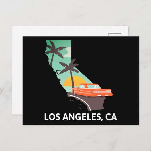 Los Angeles Briefkaart (Voorkant / Achterkant)