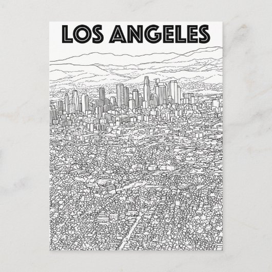 Los Angeles Briefkaart (Voorkant)