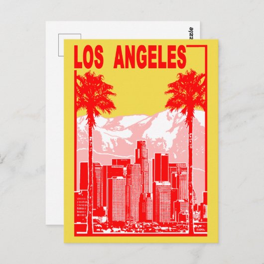 Los Angeles Briefkaart (Voorkant / Achterkant)