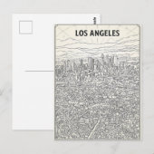 Los Angeles Briefkaart (Voorkant / Achterkant)