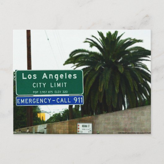 Los Angeles Briefkaart (Voorkant)