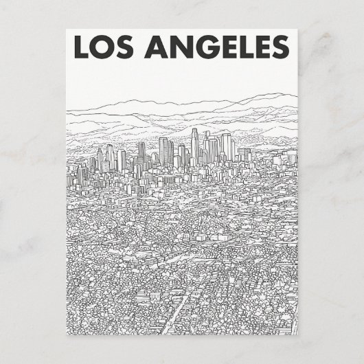 Los Angeles Briefkaart (Voorkant)
