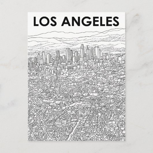 Los Angeles Briefkaart (Voorkant)