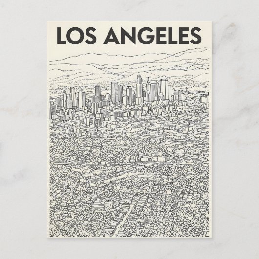 Los Angeles Briefkaart (Voorkant)