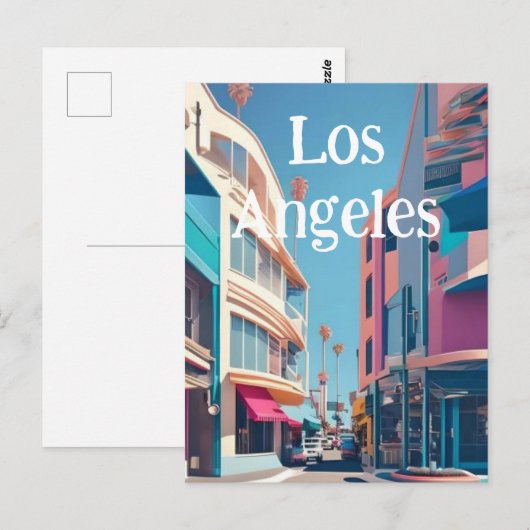 Los angeles briefkaart (Voorkant / Achterkant)