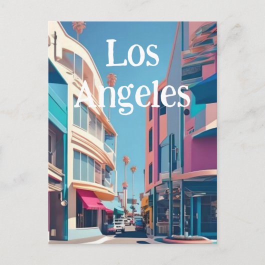 Los angeles briefkaart (Voorkant)