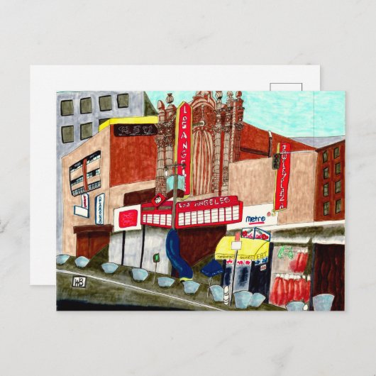 Los Angeles Briefkaart (Voorkant / Achterkant)