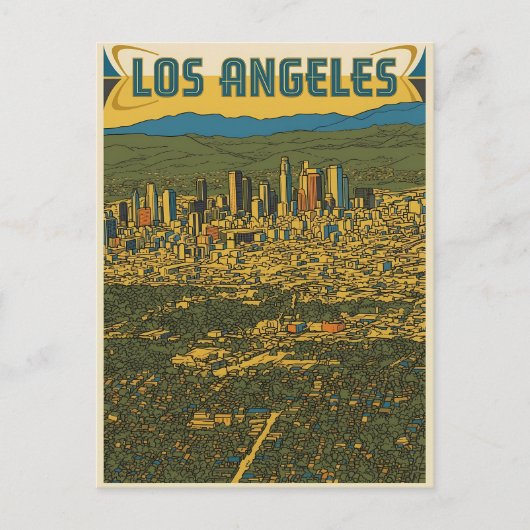 Los Angeles Briefkaart (Voorkant)