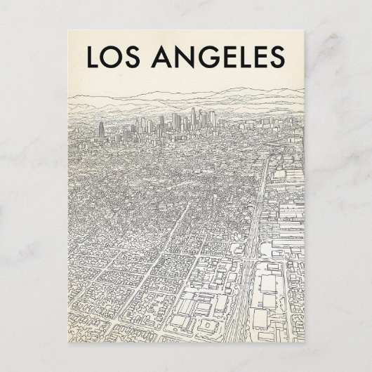 Los Angeles Briefkaart (Voorkant)