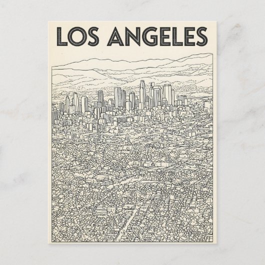 Los Angeles Briefkaart (Voorkant)