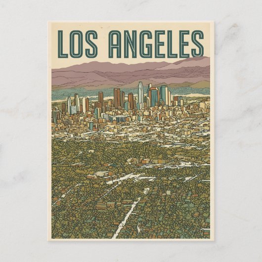 Los Angeles Briefkaart (Voorkant)