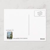 Los Angeles Briefkaart. Briefkaart (Achterkant)