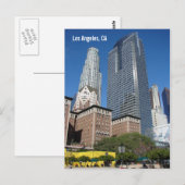 Los Angeles Briefkaart in de binnenstad. (Voorkant / Achterkant)