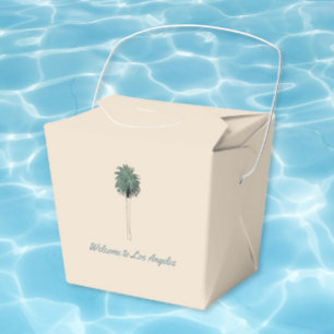 Los Angeles bruiloft Bedankdoosjes
