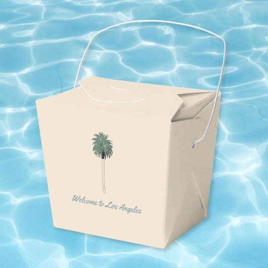 Los Angeles bruiloft Bedankdoosjes