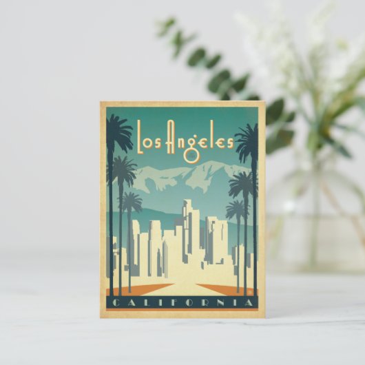 Los Angeles, CA 2 Briefkaart (Staand voorkant)