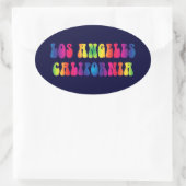 Los Angeles CA 60s TieDye Stickers (Tas)