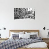 Los Angeles, CA Andels Flight Street Cars Canvas Afdruk (Insitu (Slaapkamer))