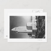 Los Angeles, CA City Hall en Town Uitzicht Briefkaart (Voorkant / Achterkant)