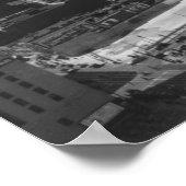 Los Angeles, CA Downtown Uitzicht uit City Hall Poster (Hoek)