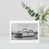 Los Angeles, CA Ferry Islander bij Harbour Briefkaart (Staand voorkant)