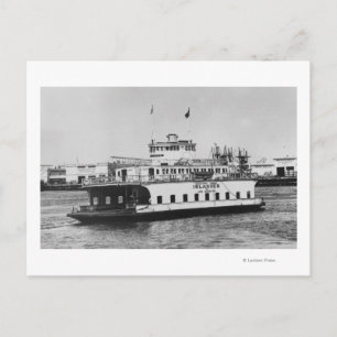 Los Angeles, CA Ferry Islander bij Harbour Briefkaart