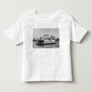 Los Angeles, CA Ferry Islander bij Harbour Kinder Shirts