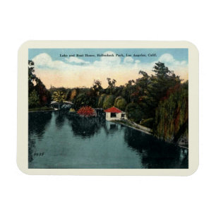 Los Angeles CA, Hollenbeck Park,  stijl Magneet