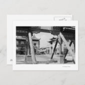 Los Angeles, CA New Chinatown Street Scene Briefkaart (Voorkant / Achterkant)