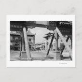 Los Angeles, CA New Chinatown Street Scene Briefkaart (Voorkant)