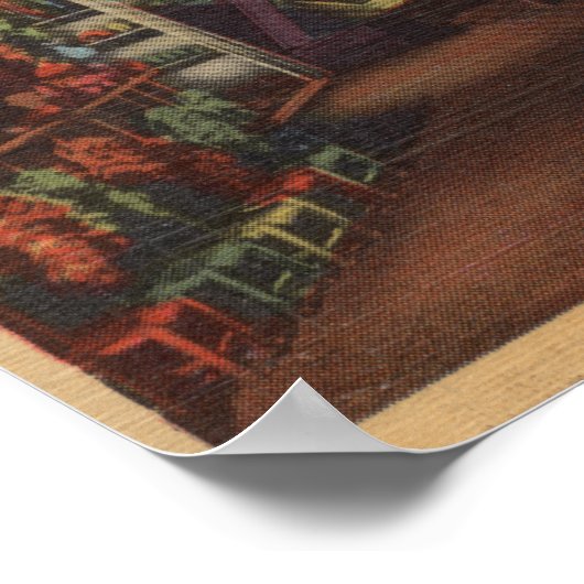 Los Angeles, CA - Olvera Street Poster (Hoek)