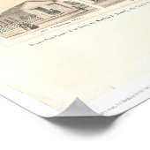 Los Angeles, CA. Panoramische kaart 1857 (0903A) Poster (Hoek)