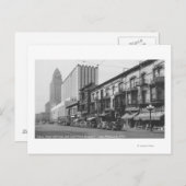 Los Angeles, CA Post Kantoor en Old Main Briefkaart (Voorkant / Achterkant)