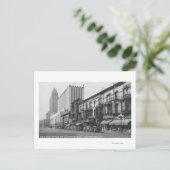 Los Angeles, CA Post Kantoor en Old Main Briefkaart (Staand voorkant)