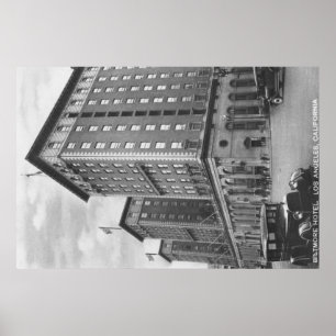 Los Angeles, CA Uitzicht van Biltmore Hotel Poster