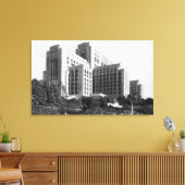 Los Angeles, CA Uitzicht van het Algemeen Ziekenhu Canvas Afdruk (Insitu (Woonkamer))