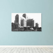 Los Angeles, CA Uitzicht van het Algemeen Ziekenhu Canvas Afdruk (Insitu (Houten vloer))