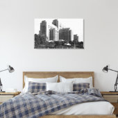 Los Angeles, CA Uitzicht van het Algemeen Ziekenhu Canvas Afdruk (Insitu (Slaapkamer))